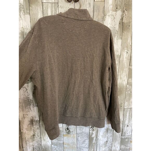 Polo Ralph Lauren taupe 1/4 zip pullover sweater M - Picture 5 of 6